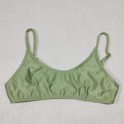 Top bikini verde claro